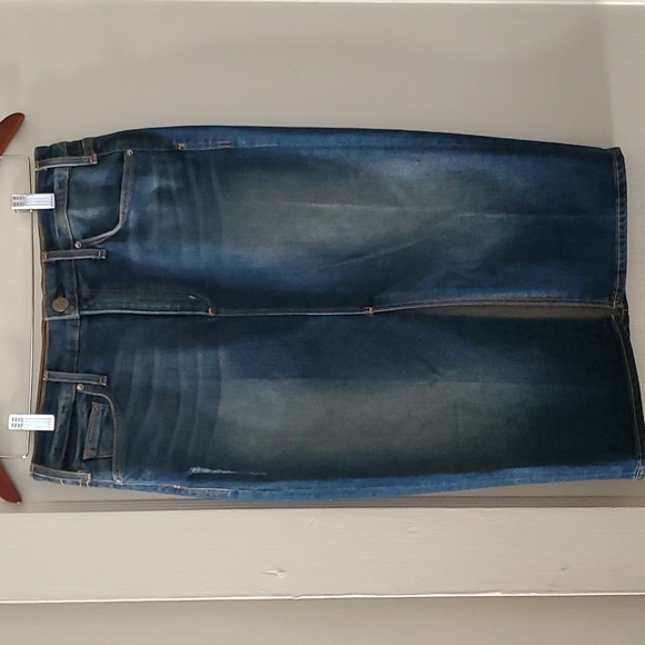 Mcguire denim skirt with front slit S29 - Picture 1 of 10